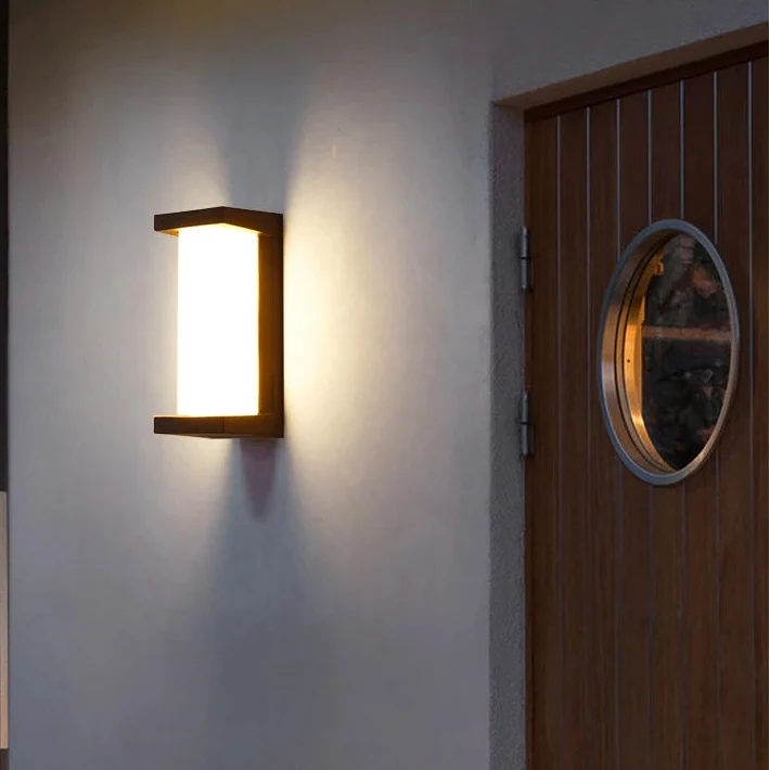 Applique murale LED moderne étanche pour extérieur