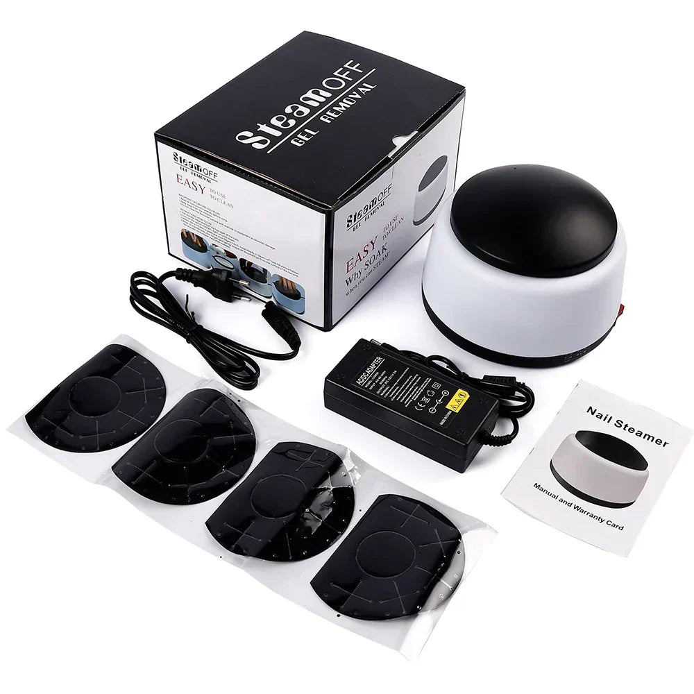 NailPure Steamer™ – Appareil chauffant à acétone pour le retrait de vernis à ongles