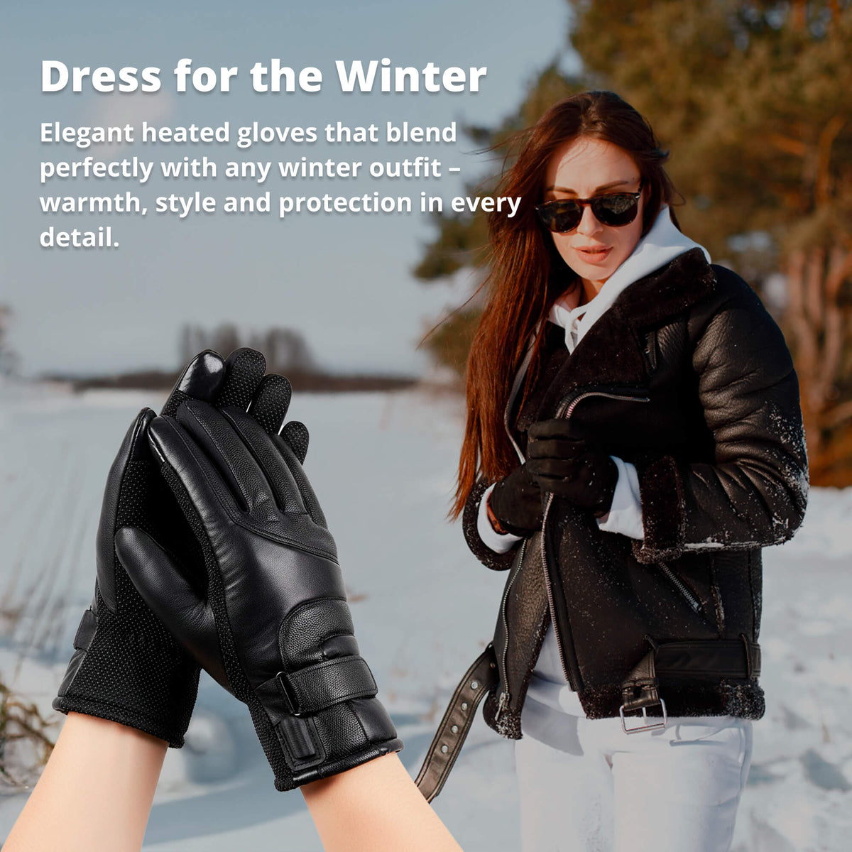 Gants chauffants pour femmes UK – Gants d'hiver thermiques imperméables pour femmes avec écran tactile & design chaud rechargeable USB