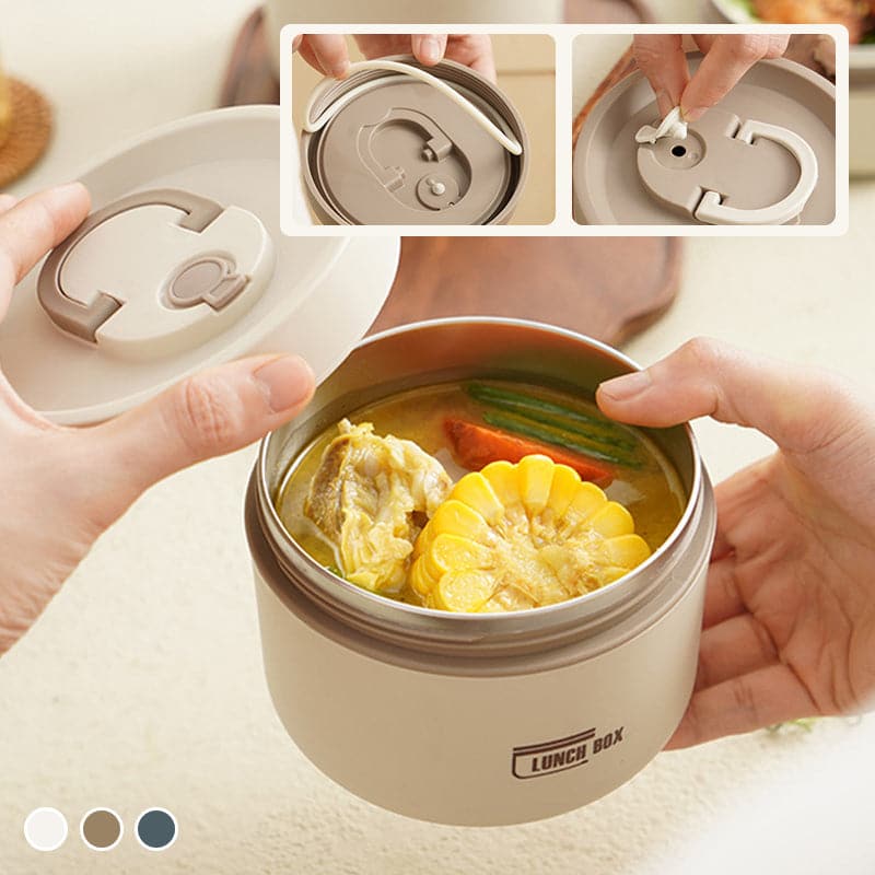 HEATLOX – Boîte à Lunch Isolée à Double Paroi pour Repas Chauds