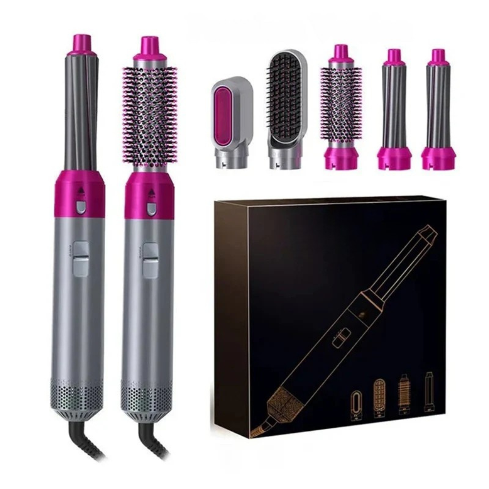 Brosse à air chaud | Multi-styling avec accessoires | Technologie anti-frizz ionique | AirStyle Pro