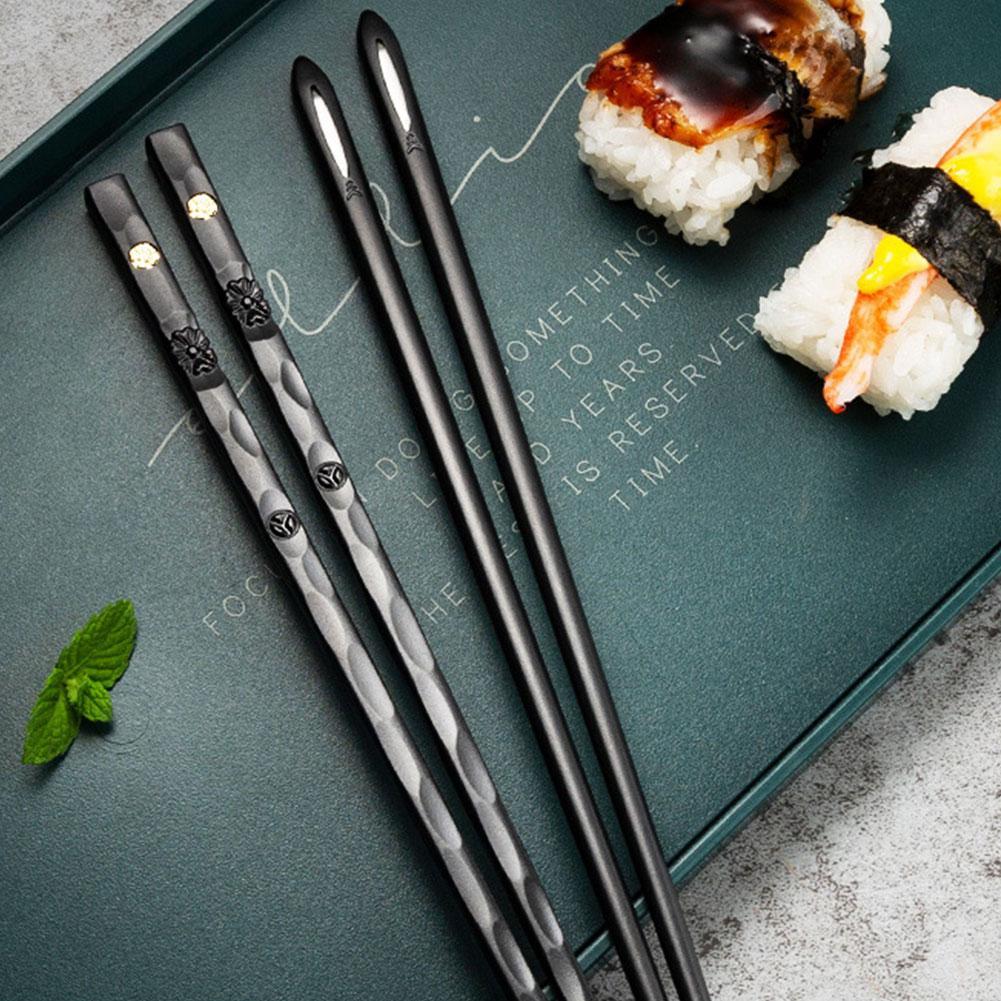 DineLux – Ensemble de baguettes luxueuses avec des designs raffinés (5 paires)