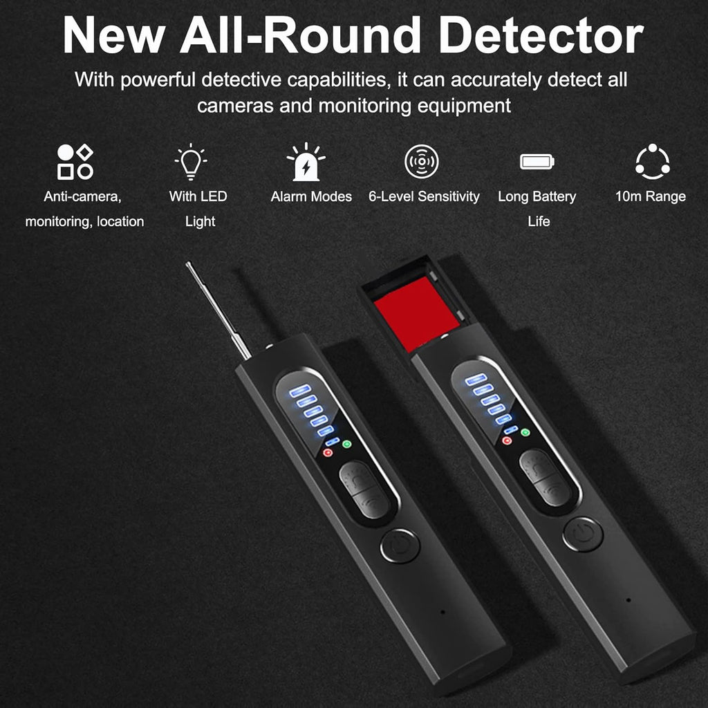 Skanto | Détecteur de Caméra Cachée avec Suivi RF et GPS - Unité de Surveillance de Qualité Militaire pour la Protection de la Vie Privée