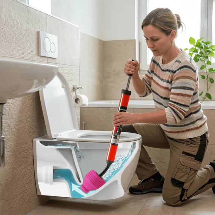 Déboucheur haute pression | Sans produits chimiques | Buse flexible | DrainForce