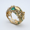 Eleanor - Bague imposante Feuille creuse