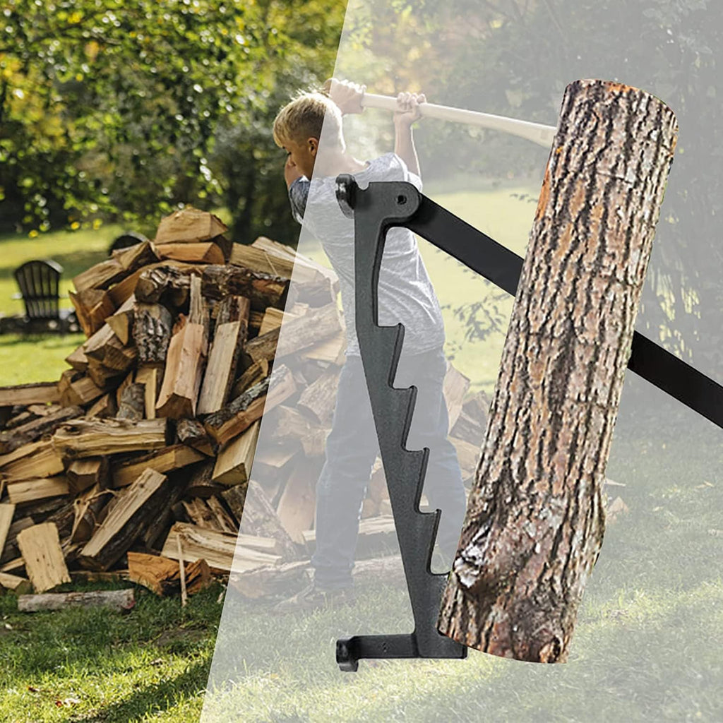 Fendeuse de bois | Mécanisme à levier | Fendage sécurisé | Acier au carbone | SplitWood