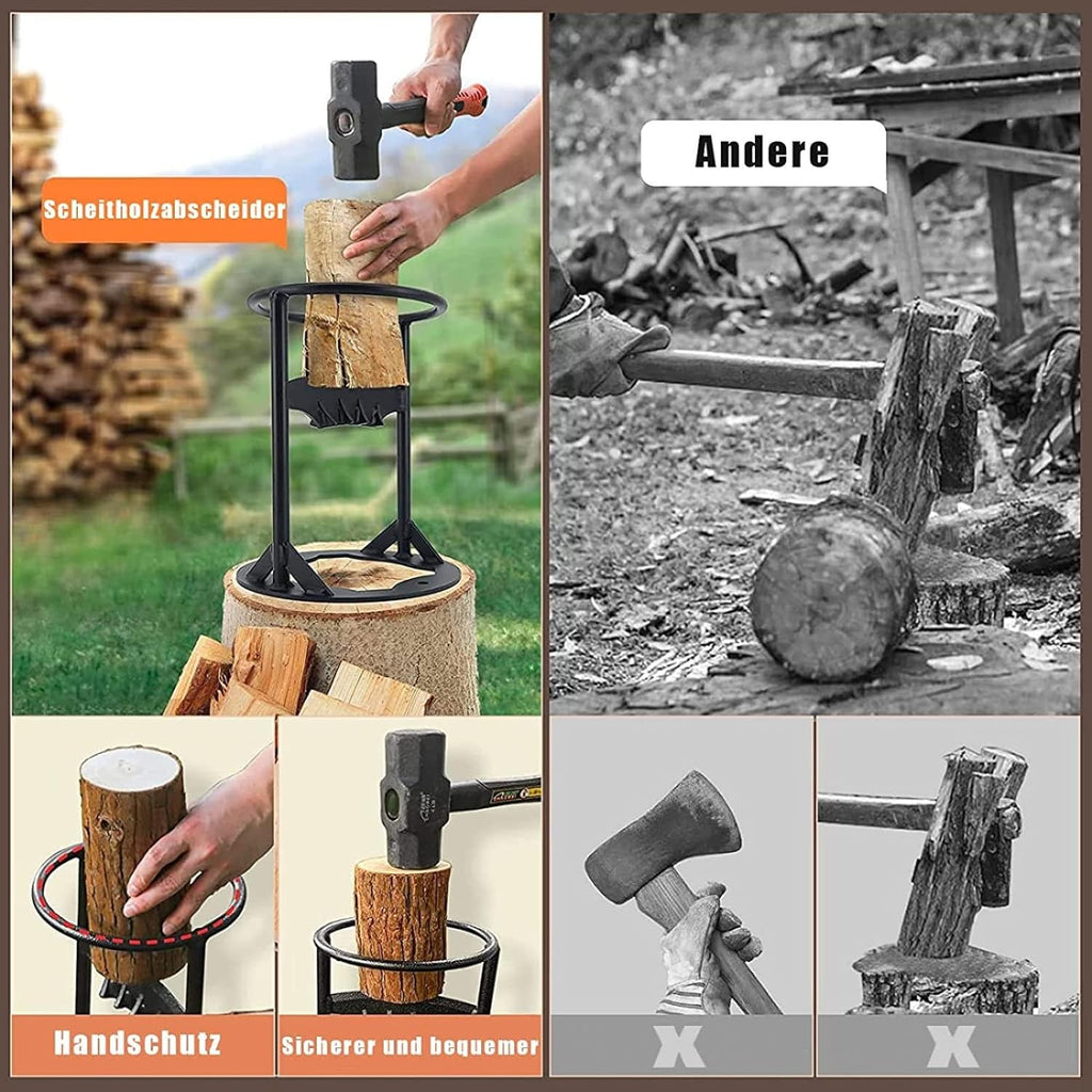 Fendeur de bois | Sûr & Efficace | Pas d'utilisation de hache | Portable | ArcticAx