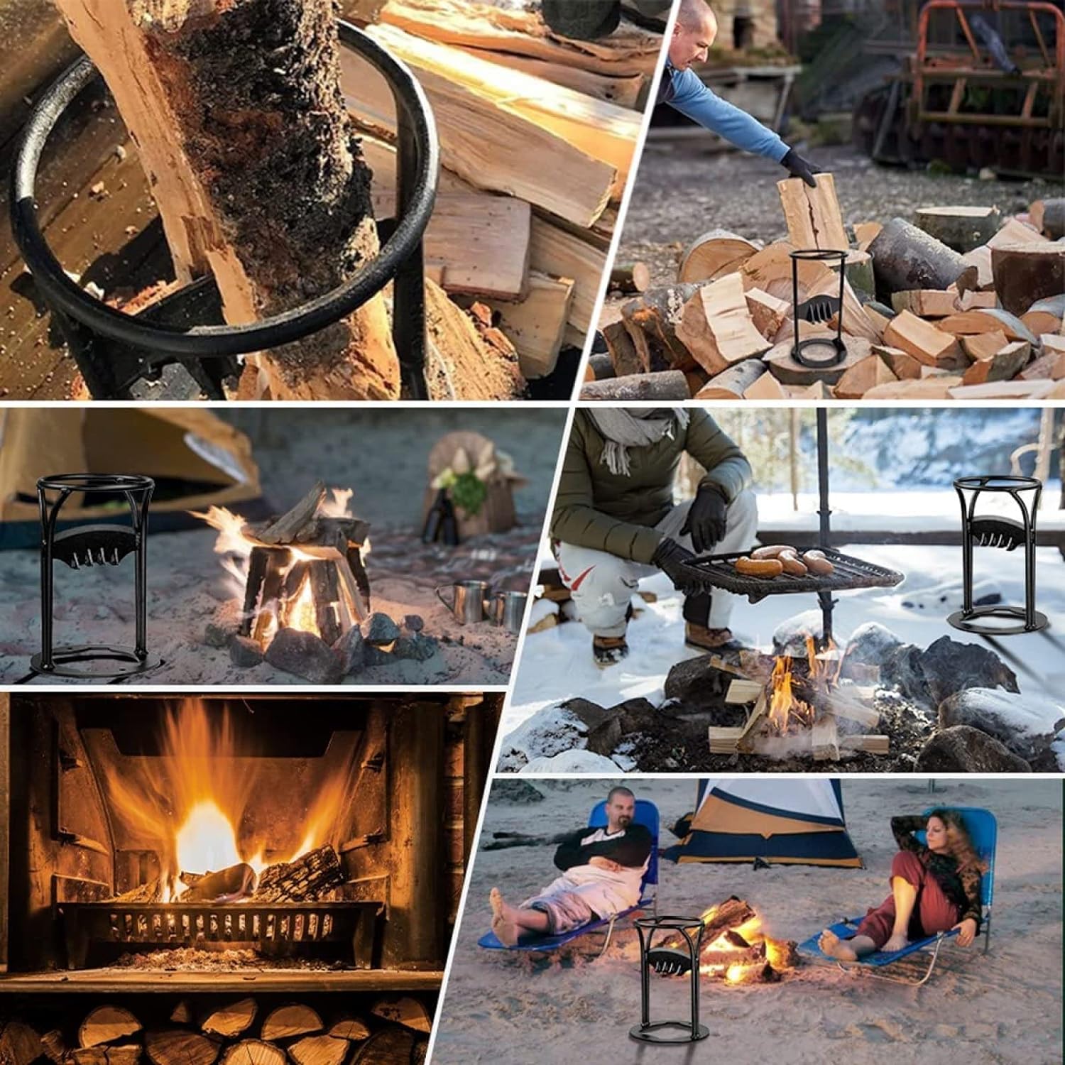 Fendeur de bois | Sûr & Efficace | Pas d'utilisation de hache | Portable | ArcticAx