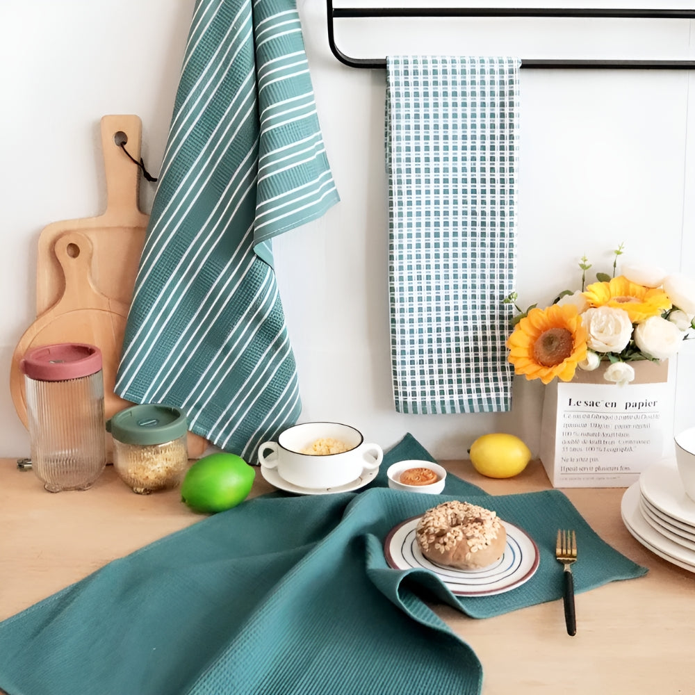 Ensemble de Torchons de Cuisine Essentiels pour la Maison