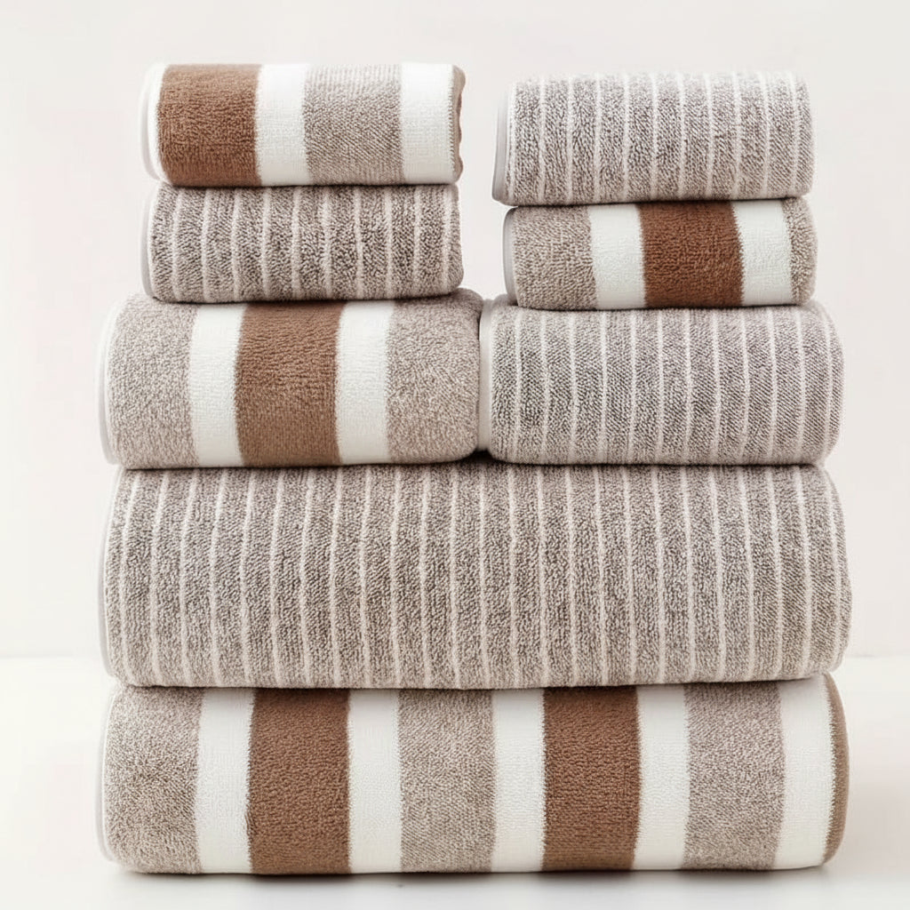 LUXUSKORALLE – Ensemble de Serviettes de Bain Ultra Douces & Absorbantes