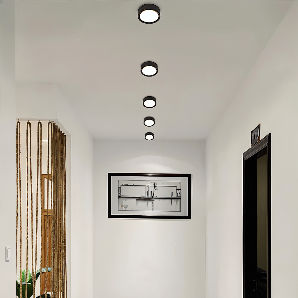 AluminBeam – Lampe de plafond LED ronde ultra fine en aluminium