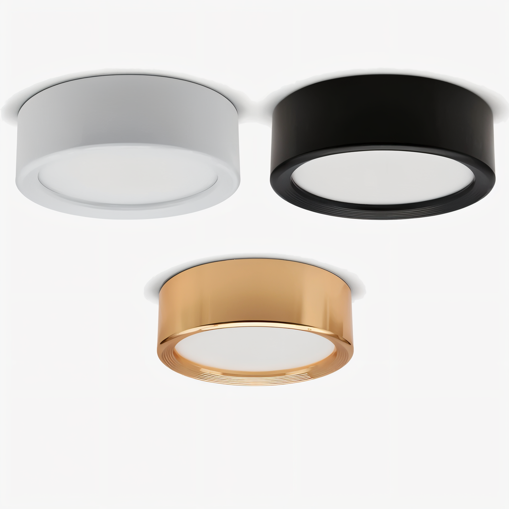 AluminBeam – Lampe de plafond LED ronde ultra fine en aluminium