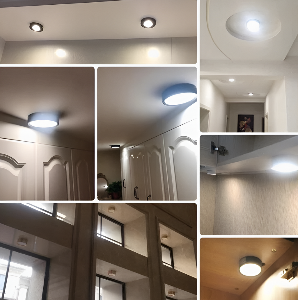 AluminBeam – Lampe de plafond LED ronde ultra fine en aluminium