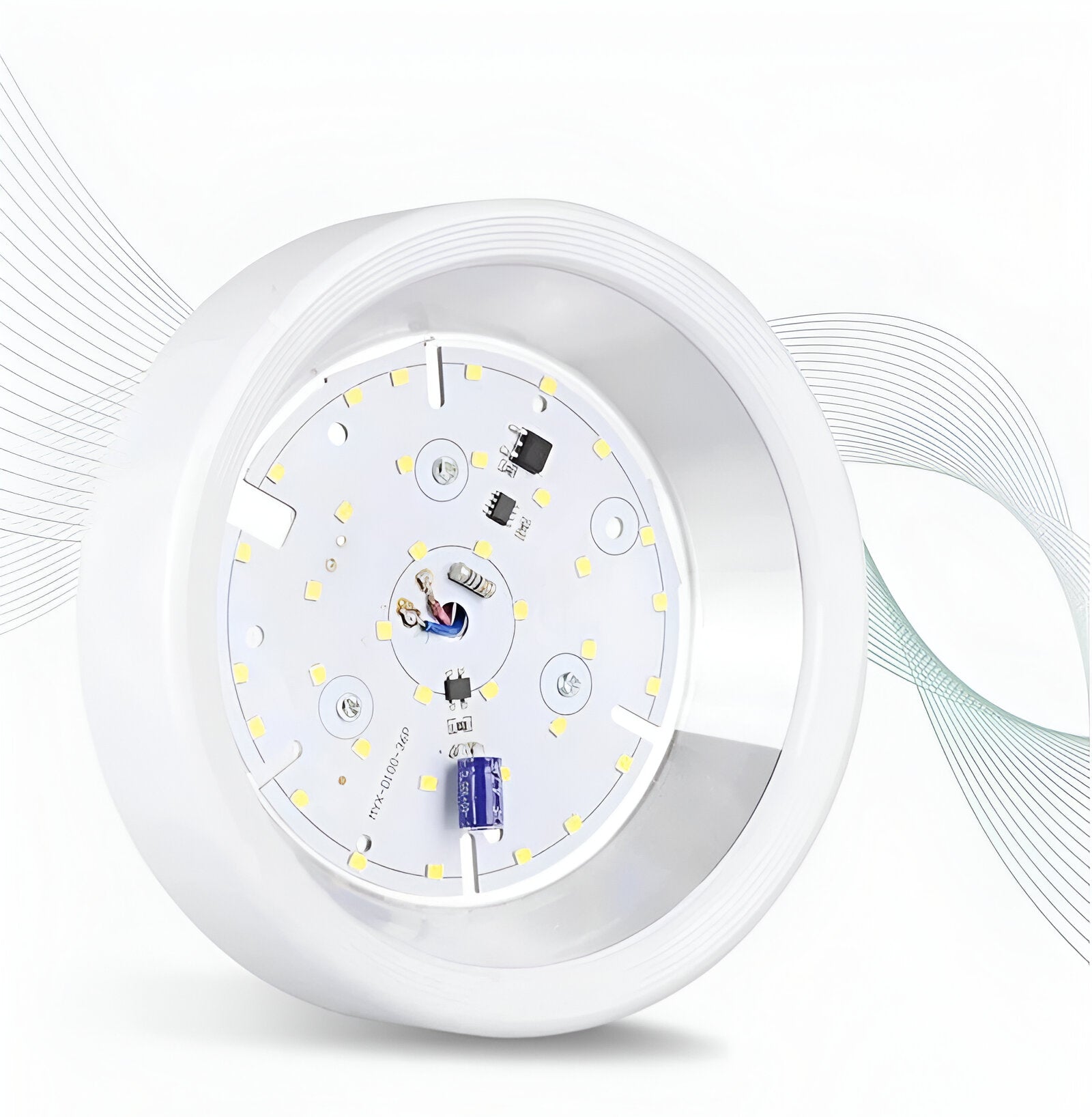AluminBeam – Lampe de plafond LED ronde ultra fine en aluminium