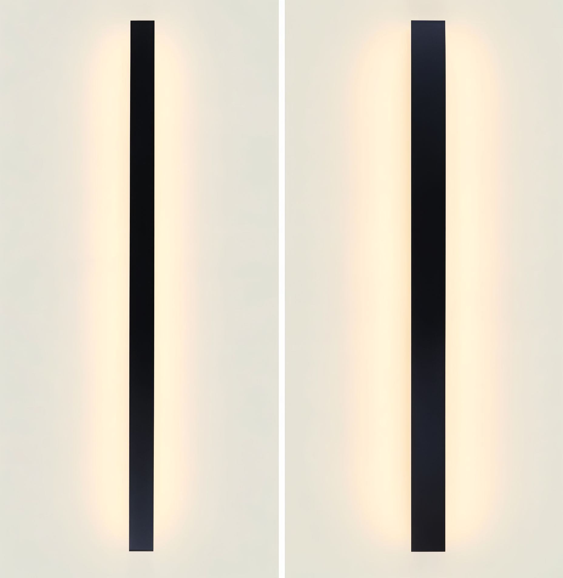 Linéra – Applique Murale Linéaire en Design Noir/Blanc pour Intérieur & Extérieur (IP65)