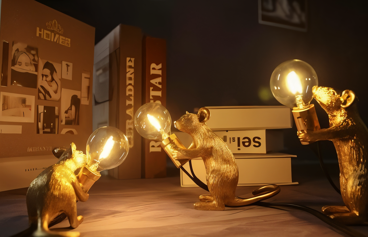 ChicMouse Lampe de Bureau - Lampe de Bureau Vintage