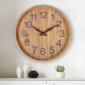 Horloge TimberTime – Horloge ronde esthétique en bois
