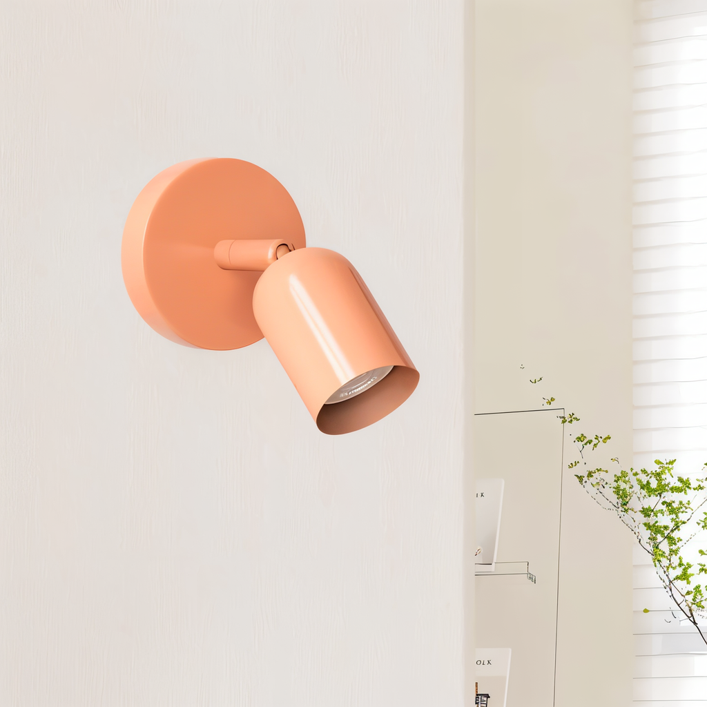 Coluro Applique Murale – Applique Murale LED Halvcylindrique Colorée au Design Macaron