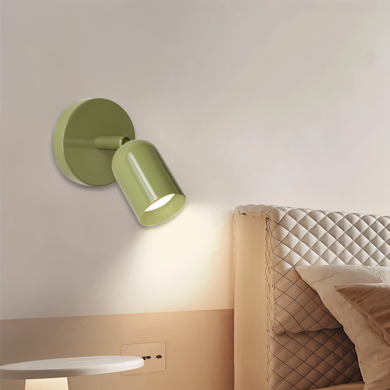 Coluro Applique Murale – Applique Murale LED Halvcylindrique Colorée au Design Macaron