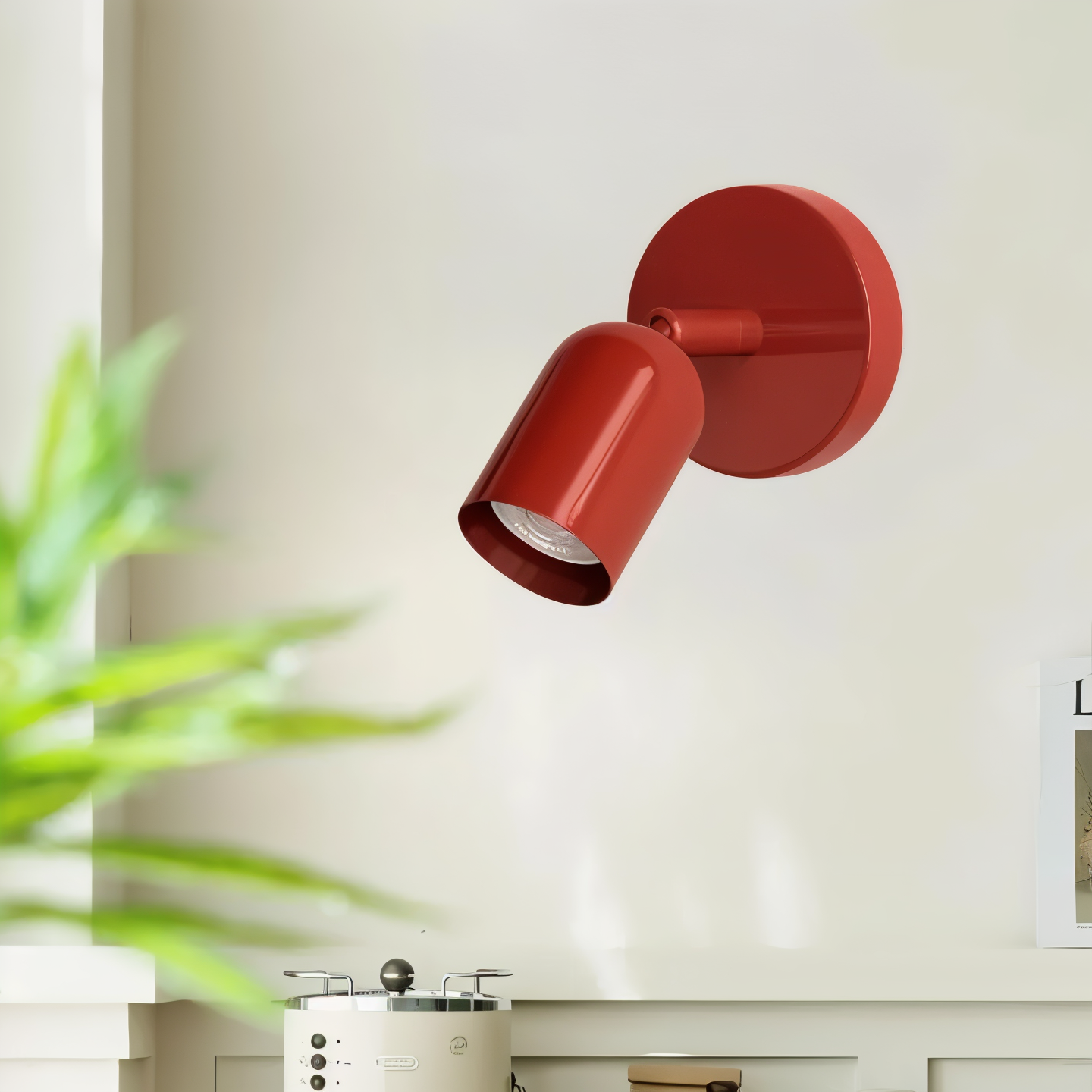 Coluro Applique Murale – Applique Murale LED Halvcylindrique Colorée au Design Macaron