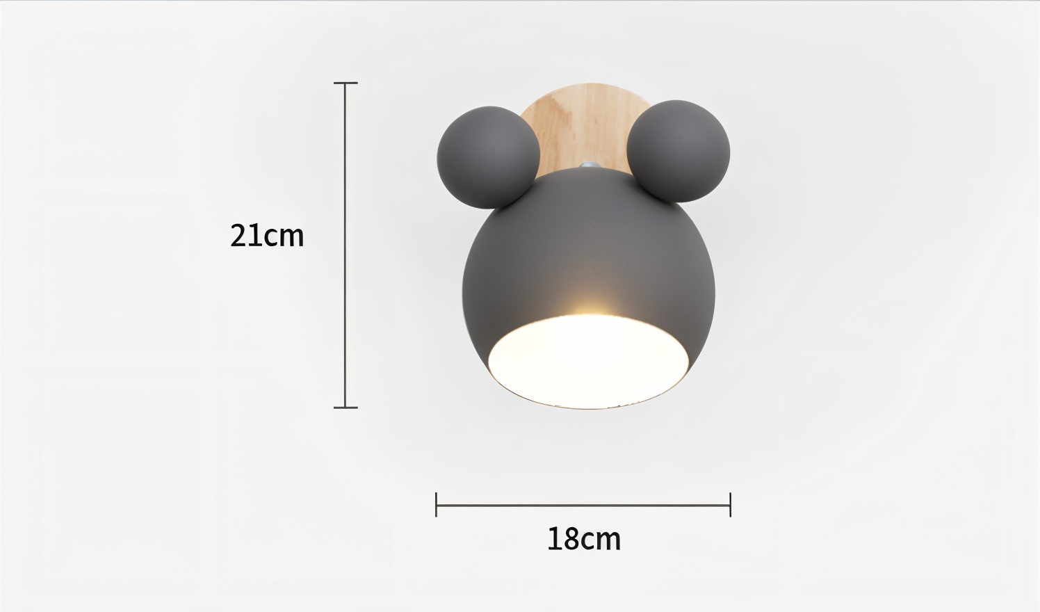 Mirello – Applique Murale Pivotante en Couleurs Macaron pour Chambre d'Enfant