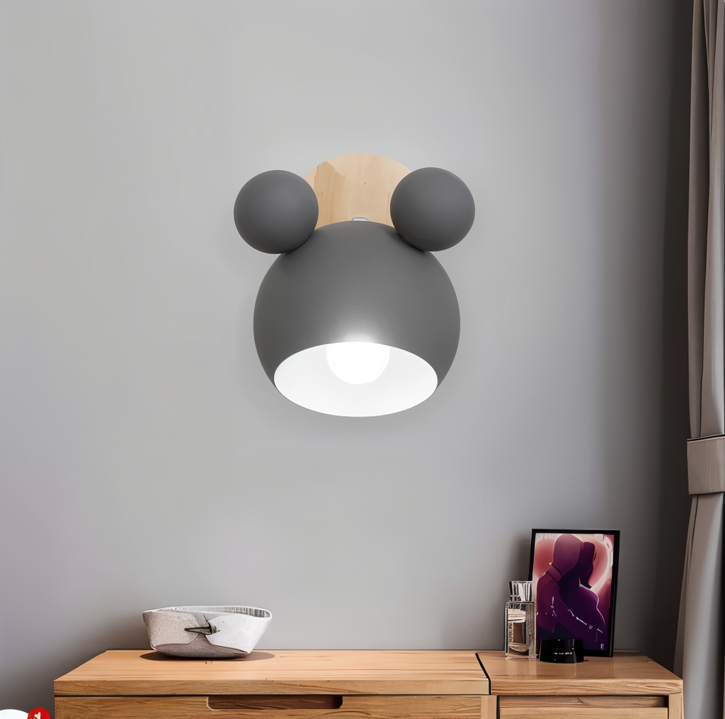 Mirello – Applique Murale Pivotante en Couleurs Macaron pour Chambre d'Enfant