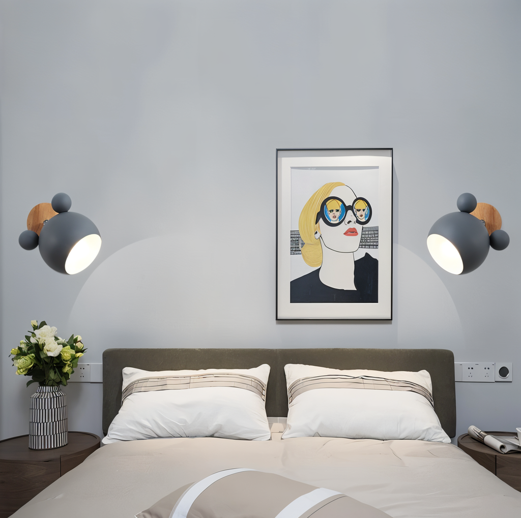 Mirello – Applique Murale Pivotante en Couleurs Macaron pour Chambre d'Enfant