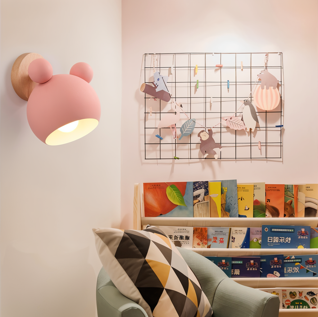 Mirello – Applique Murale Pivotante en Couleurs Macaron pour Chambre d'Enfant