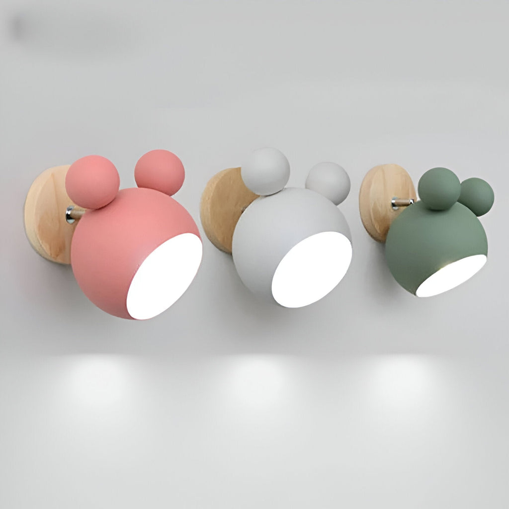 Mirello – Applique Murale Pivotante en Couleurs Macaron pour Chambre d'Enfant