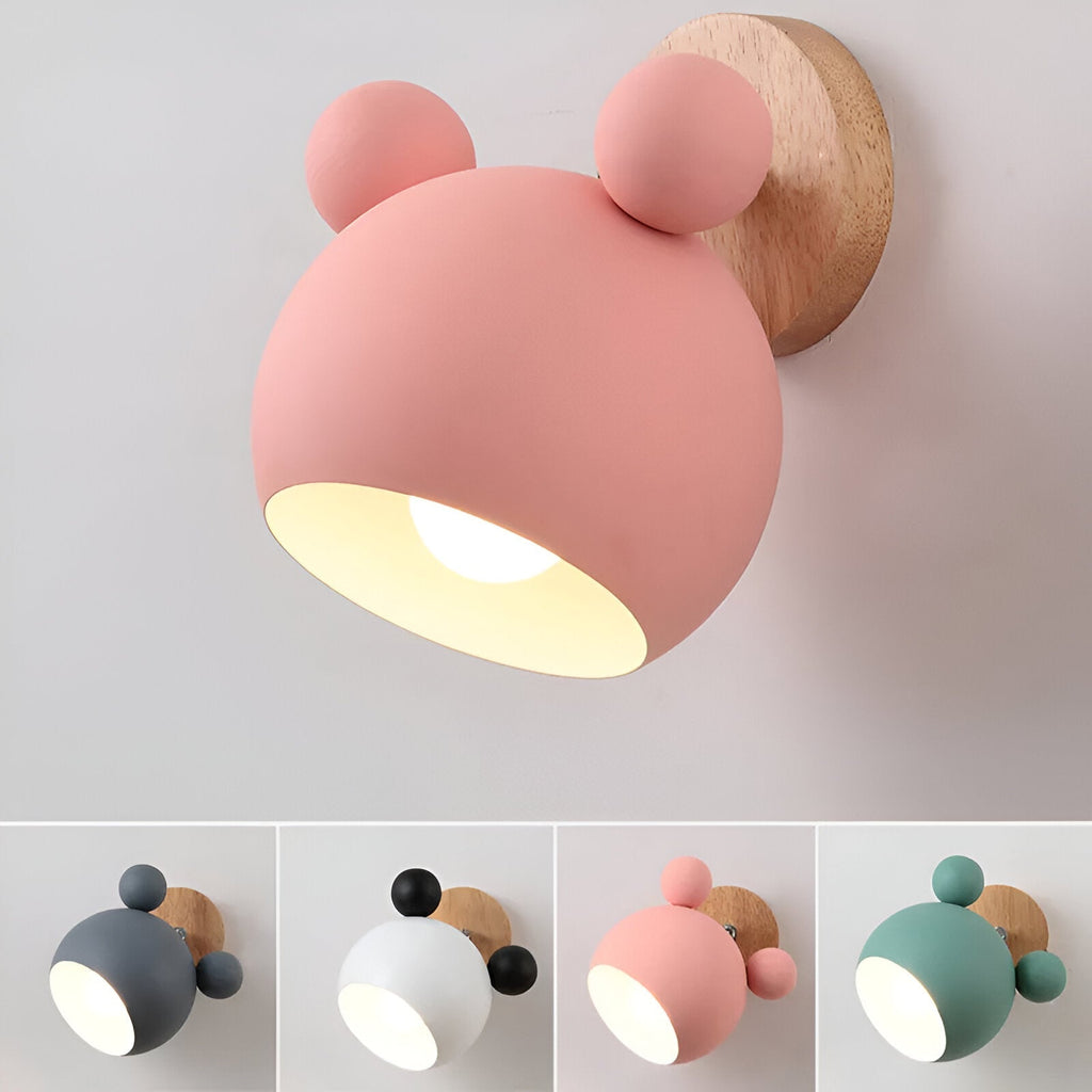 Mirello – Applique Murale Pivotante en Couleurs Macaron pour Chambre d'Enfant