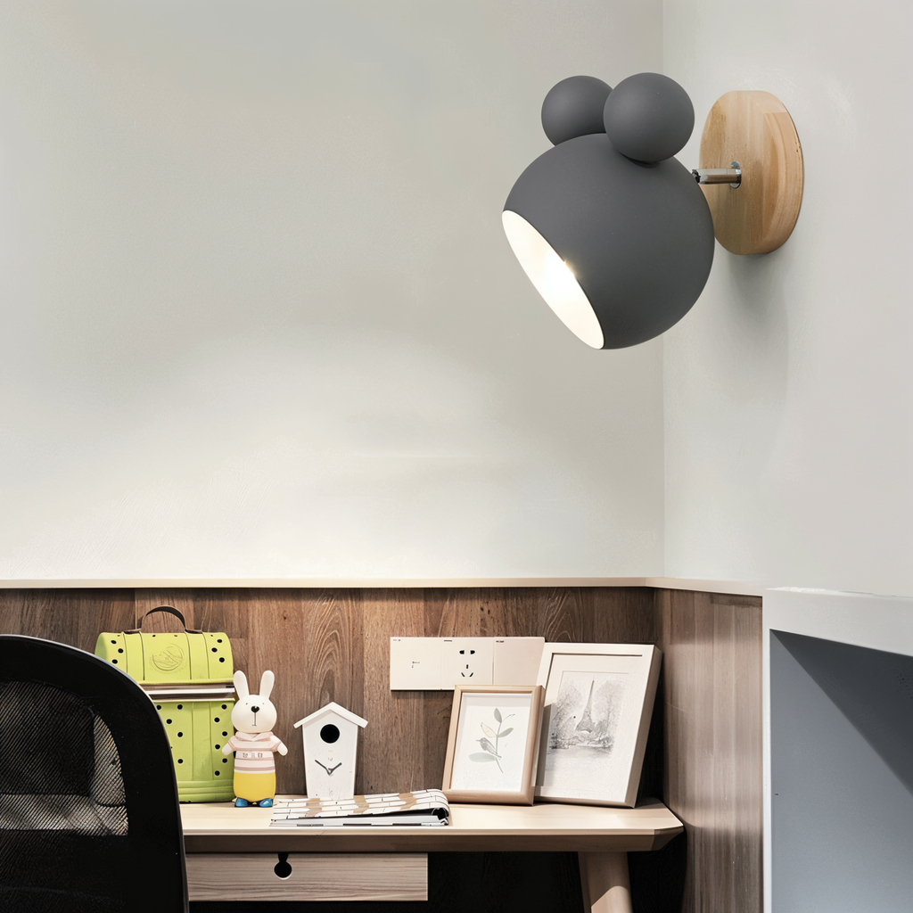 Mirello – Applique Murale Pivotante en Couleurs Macaron pour Chambre d'Enfant