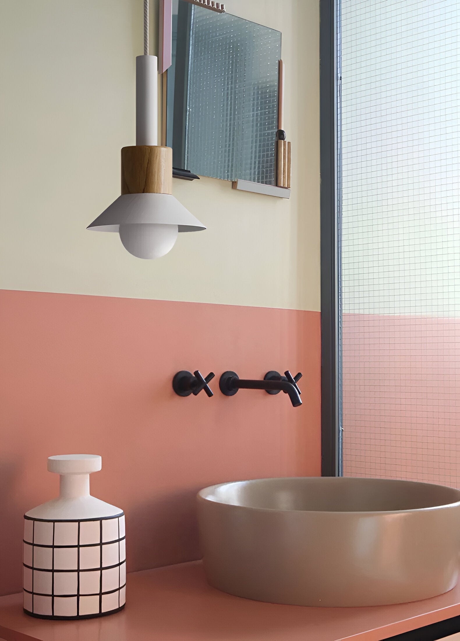 Lampe suspendue colorée au style nordique – design macaron avec lumière douce