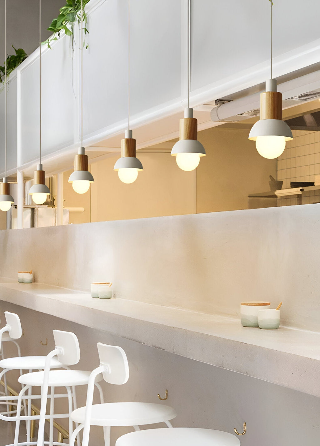Lampe suspendue colorée au style nordique – design macaron avec lumière douce