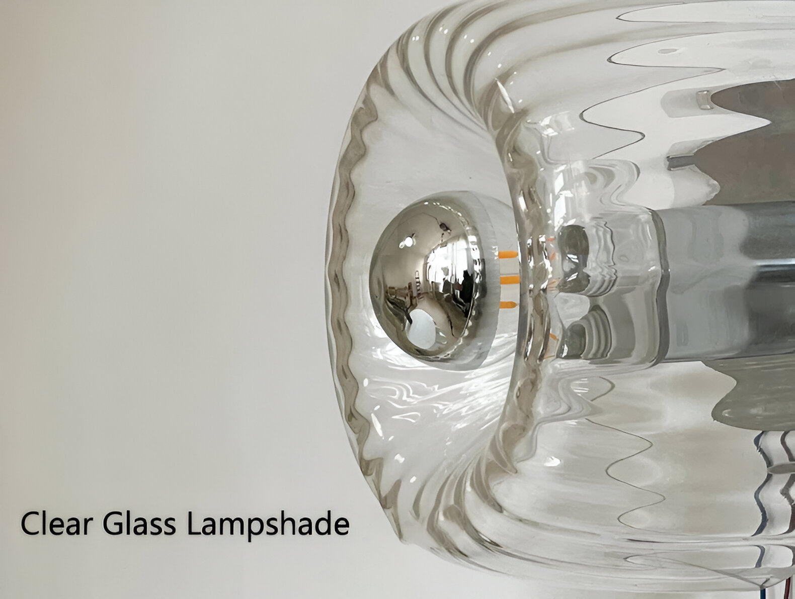 Applique murale en verre strié – Design Bauhaus avec lumière élégante