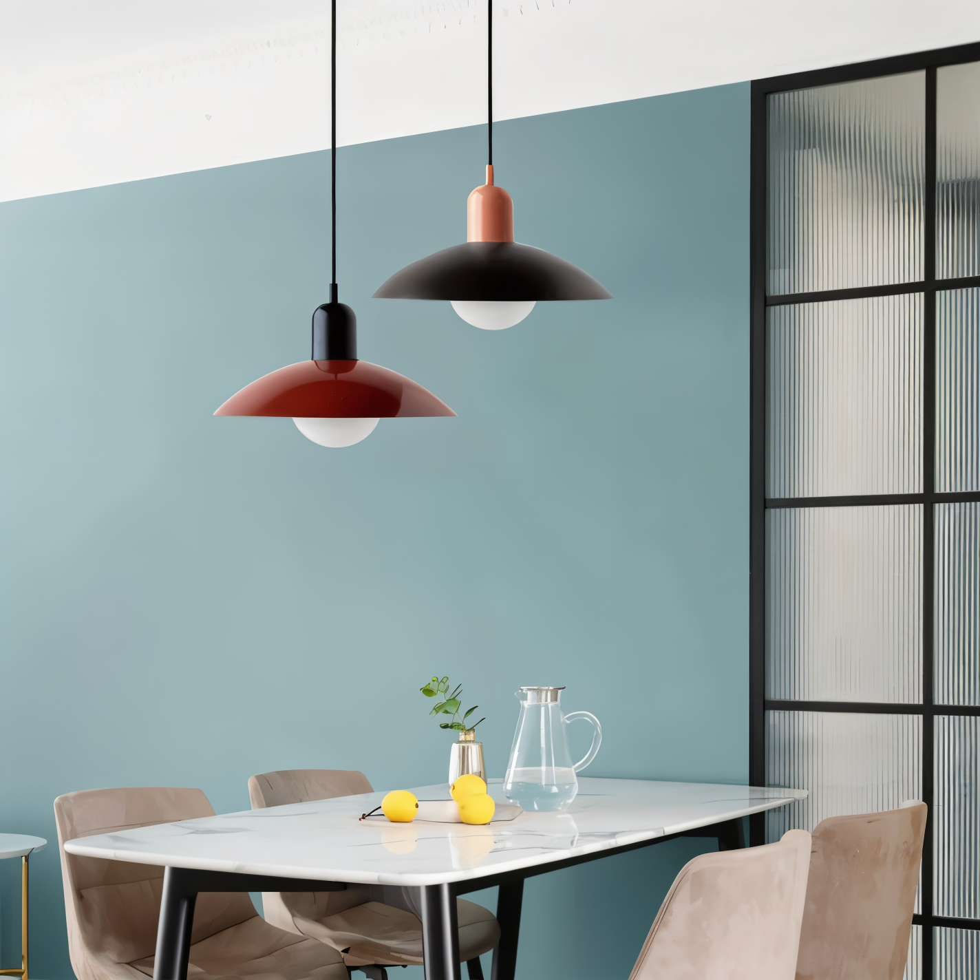 Macaron Pop Suspension - Luminaire Suspendu Bauhaus Coloré