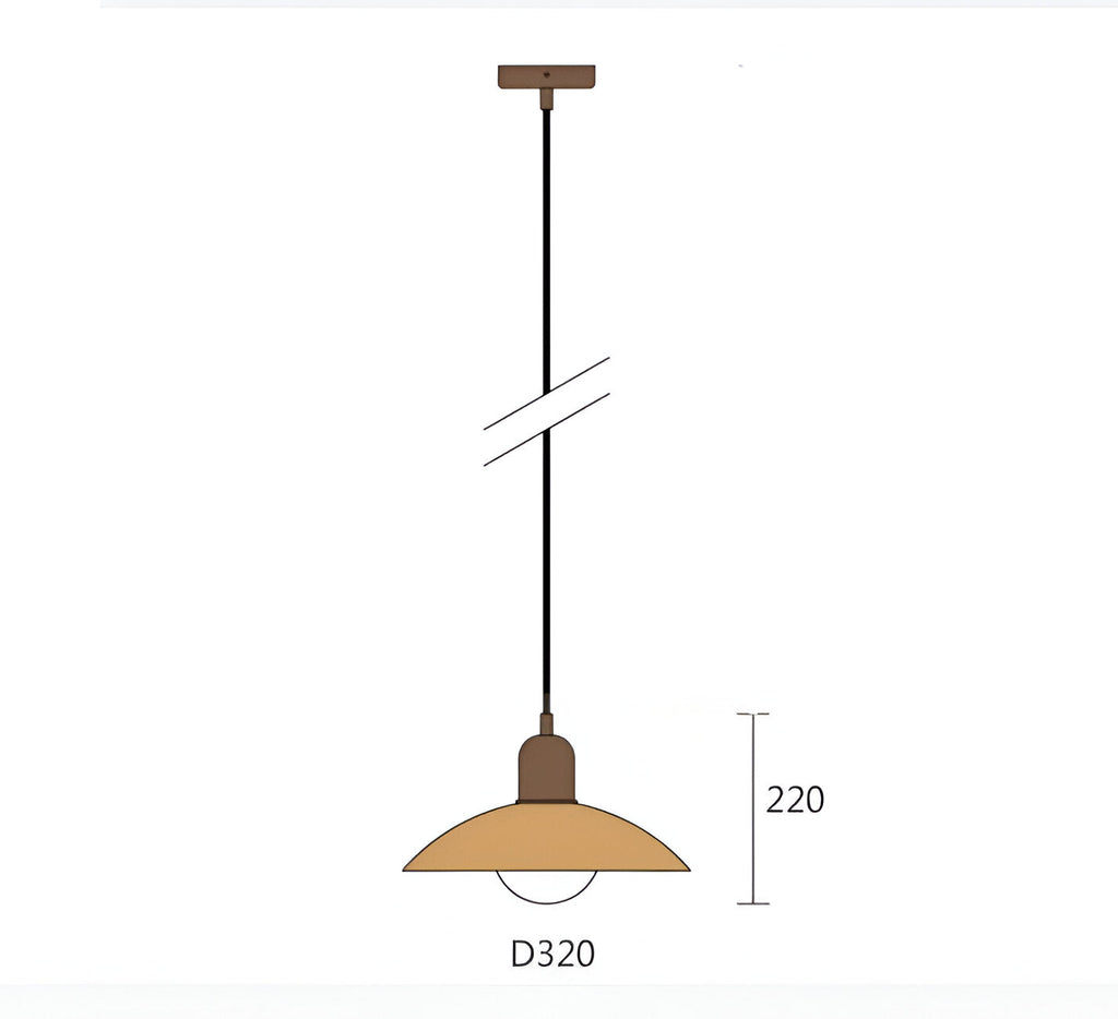 Macaron Pop Suspension - Luminaire Suspendu Bauhaus Coloré