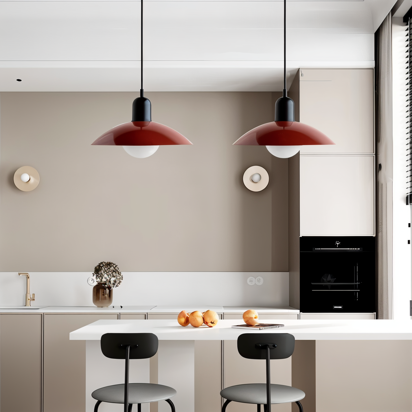 Macaron Pop Suspension - Luminaire Suspendu Bauhaus Coloré