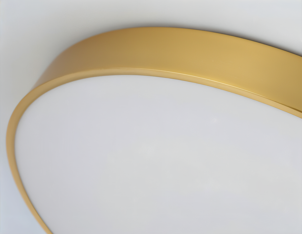 Lampe de plafond LED ronde en style macaron – lampe de plafond moderne