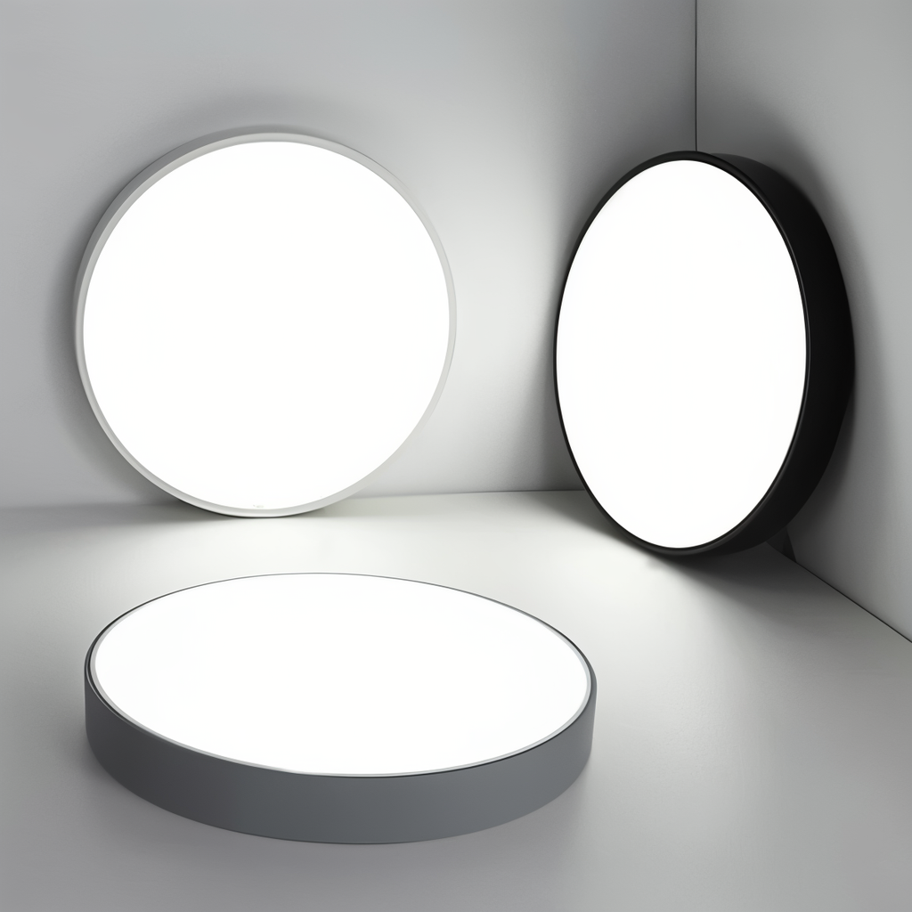Lampe de plafond LED ronde en style macaron – lampe de plafond moderne
