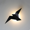 Applique murale japonaise avec design d'oiseau en origami – applique murale moderne