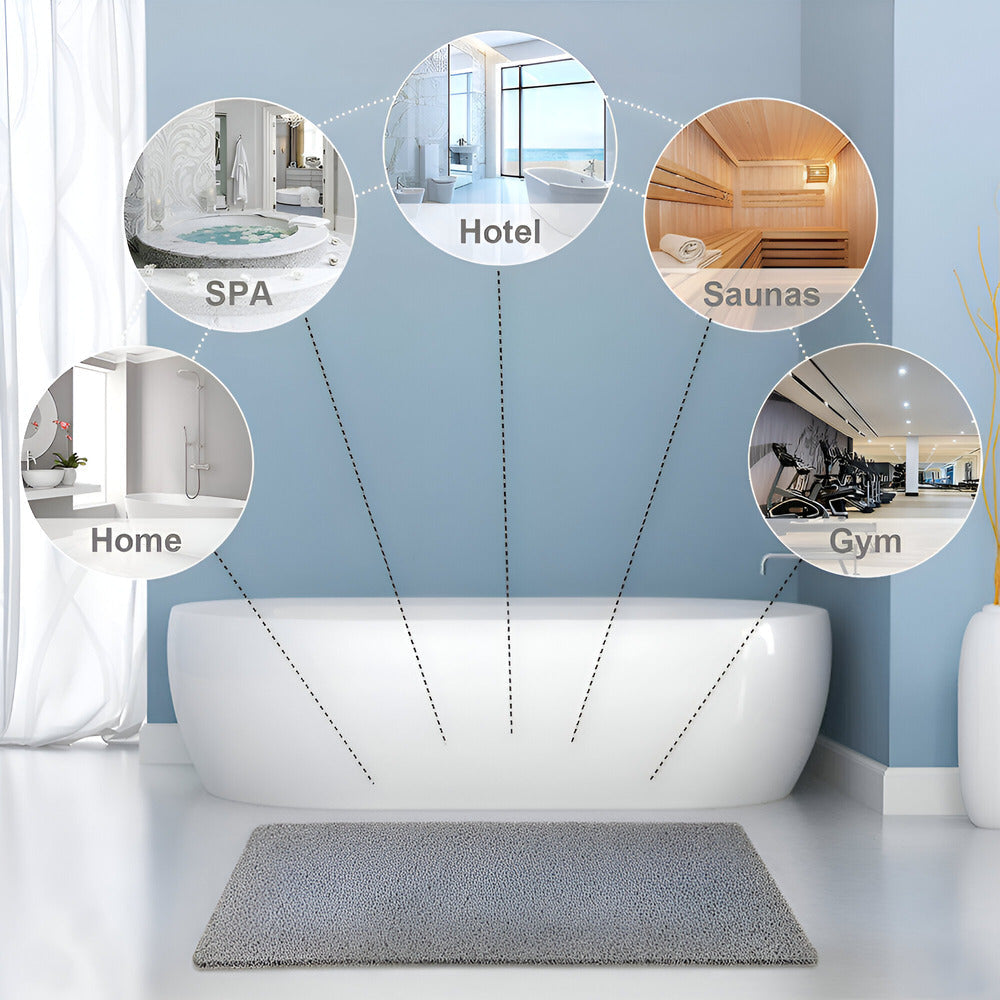 SafeStep – Tapis de Douche Antidérapant avec Design à Séchage Rapide