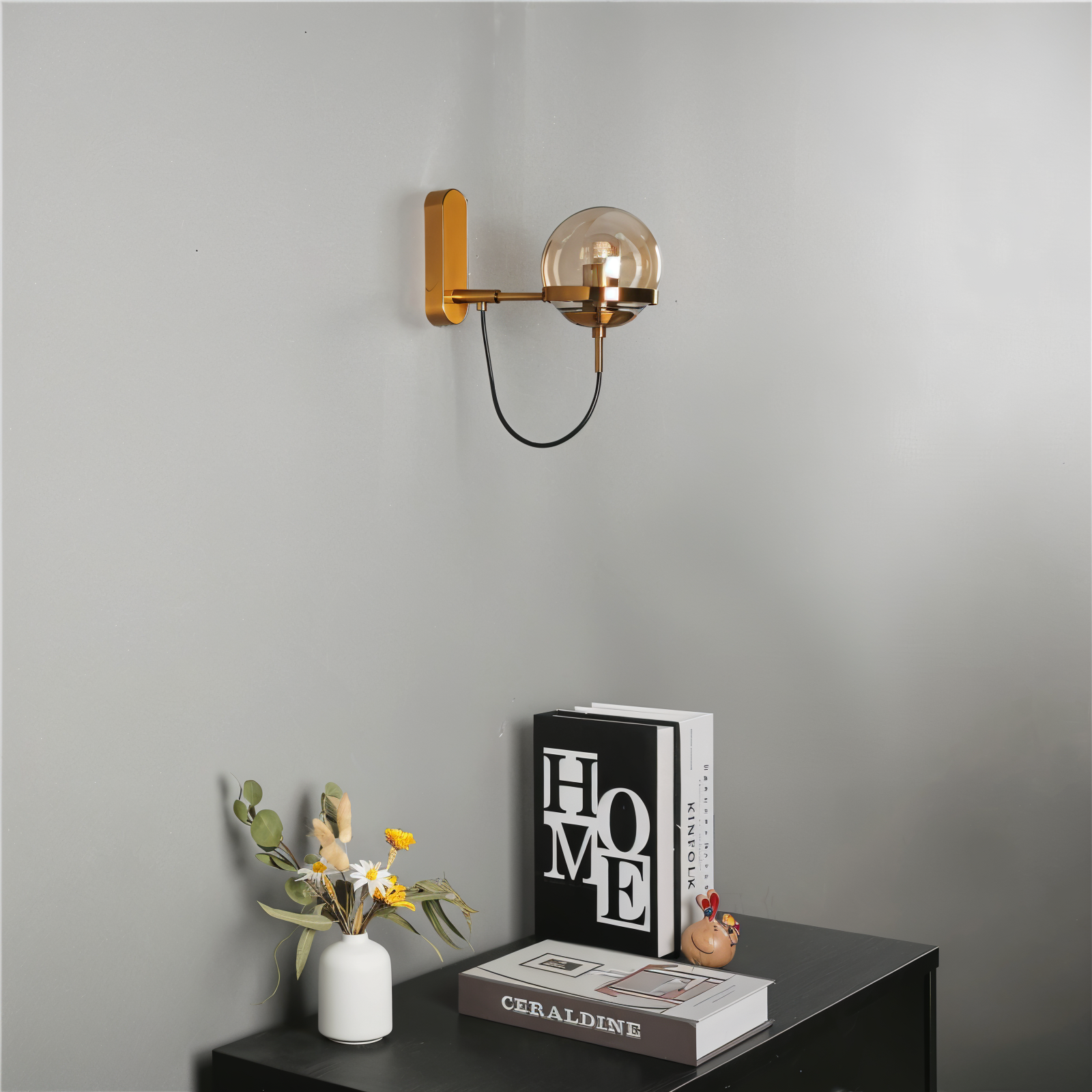 Nordella Applique – Applique en Verre au Design Scandinave avec LED