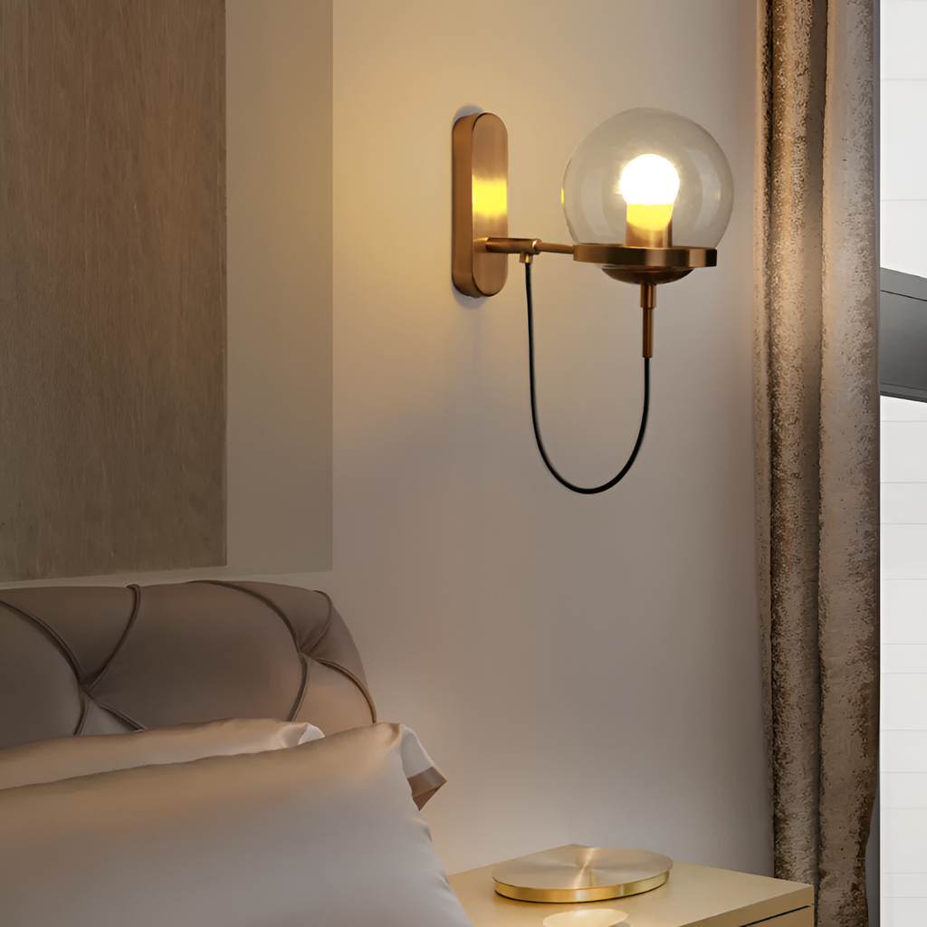 Nordella Applique – Applique en Verre au Design Scandinave avec LED