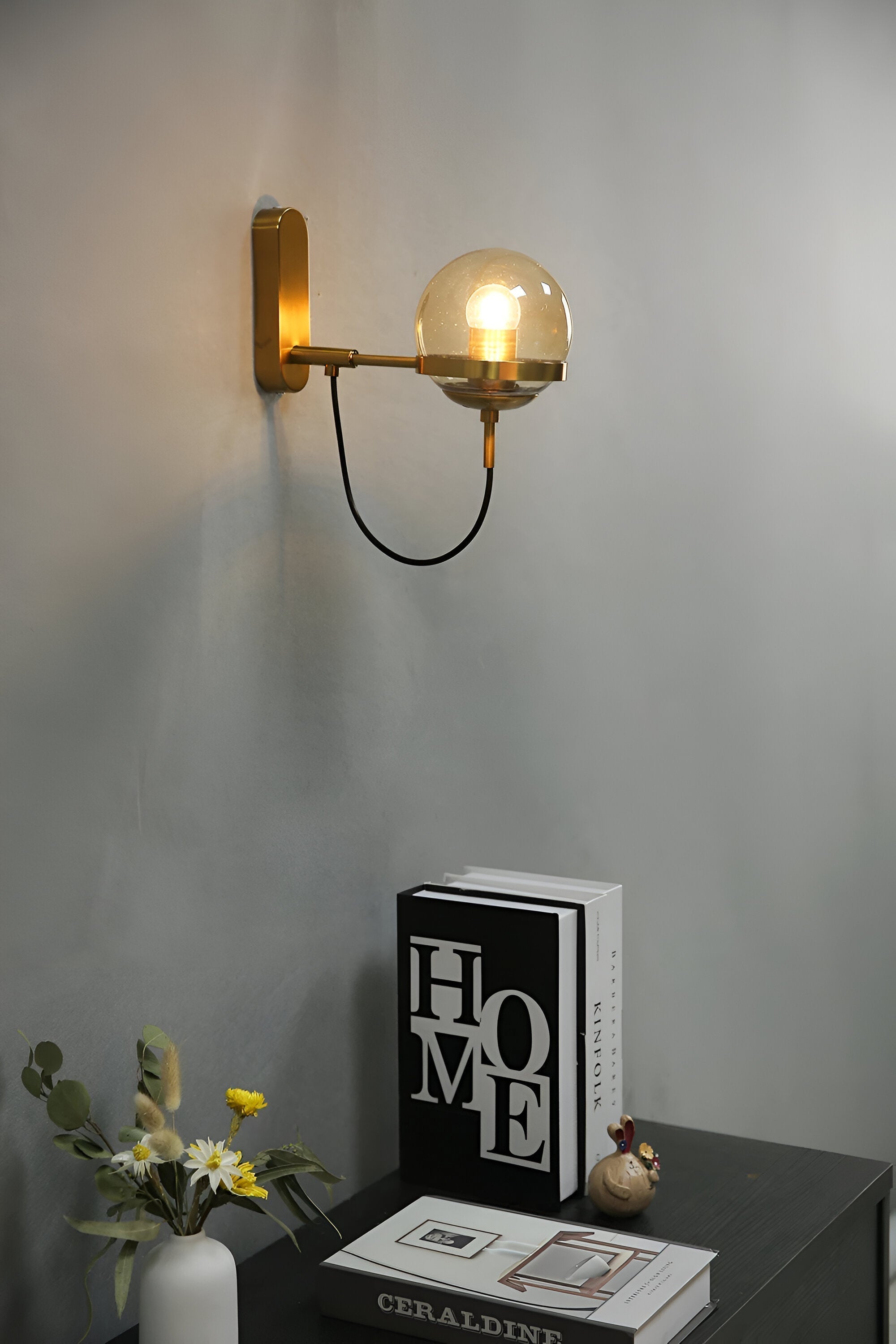 Nordella Applique – Applique en Verre au Design Scandinave avec LED
