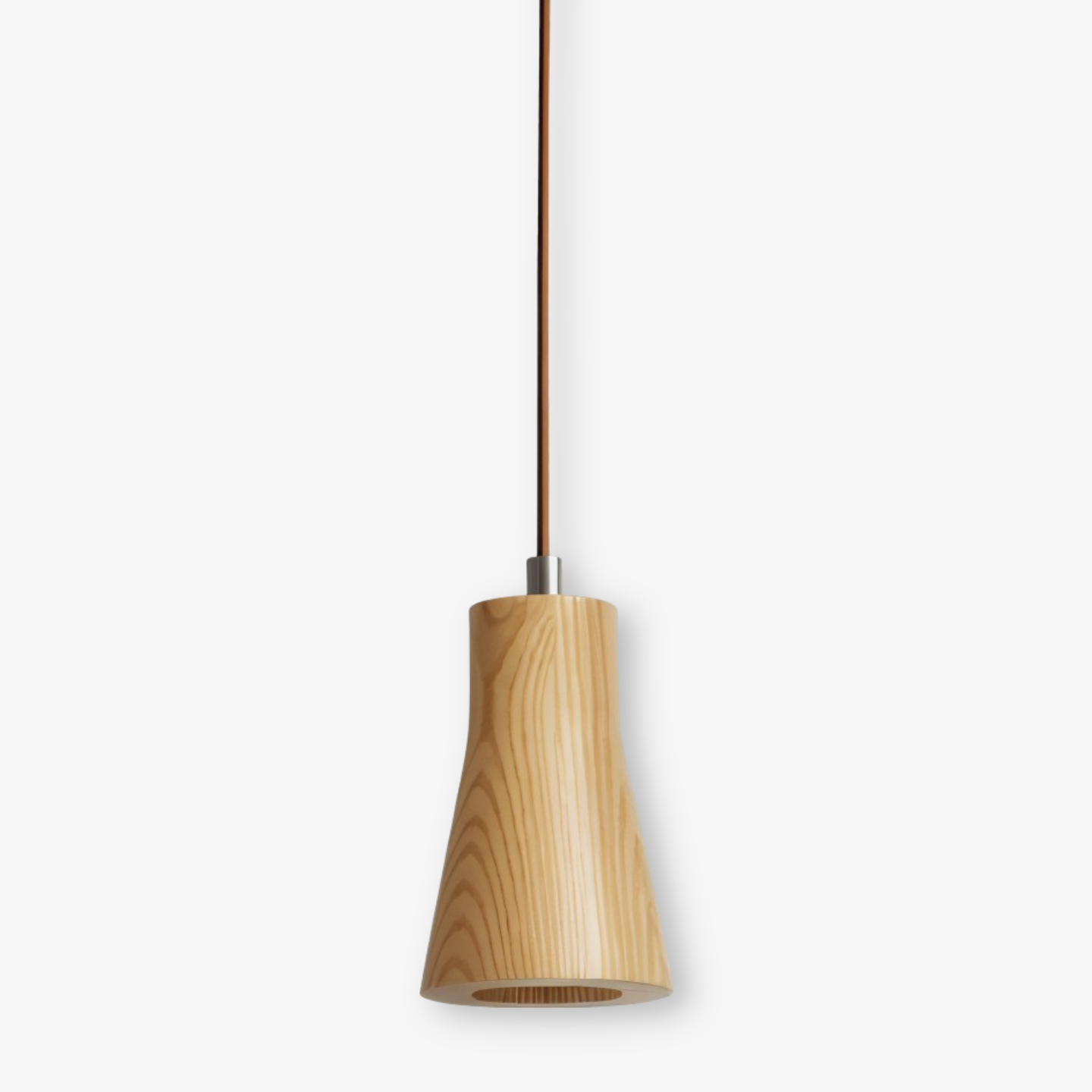 TimberaTube – Suspension en Bois avec Design Cylindrique en Frêne et Acacia