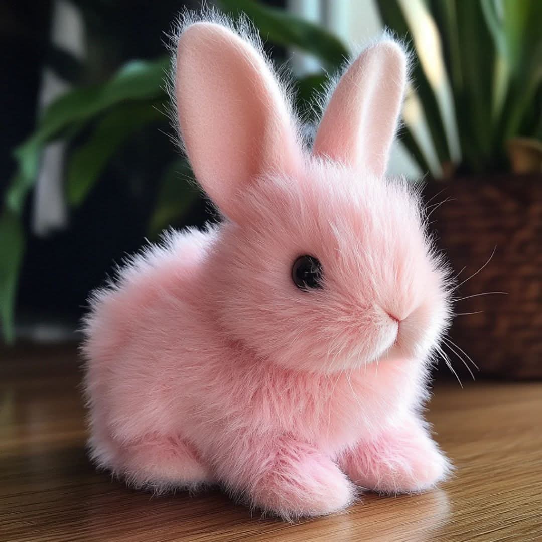 HOPBUDDY - Jouet en peluche animé en forme de lapin avec des sauts réalistes, un mouvement des oreilles et un design doux et câlin pour les enfants et les moments de jeu