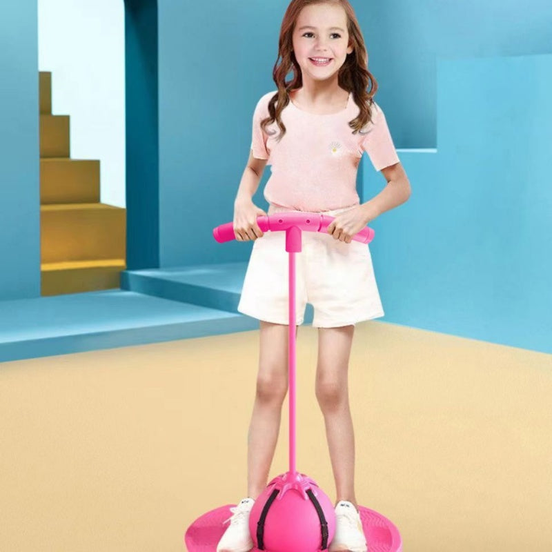 Balle sauteur | Plateforme antidérapante | Poignées amovibles | JumpBalance