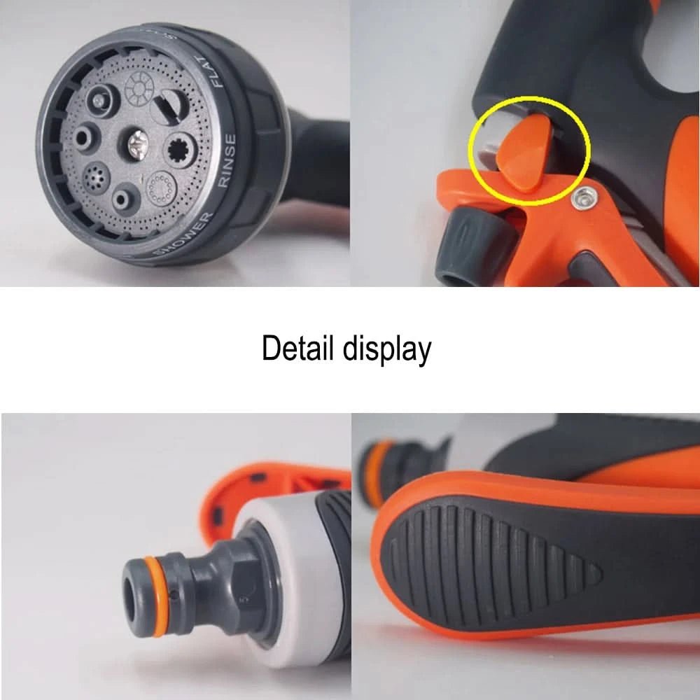 AQUABLAST - Pulvérisateur de Jardin Multi-Fonction à 8 Modes pour un Arrosage Efficace