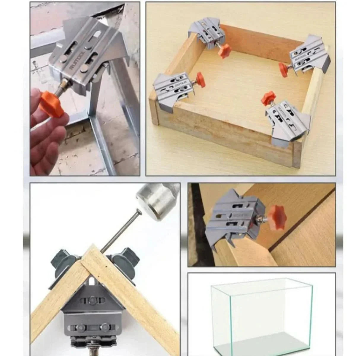 Pince à angle 90° pour joints en bois précis