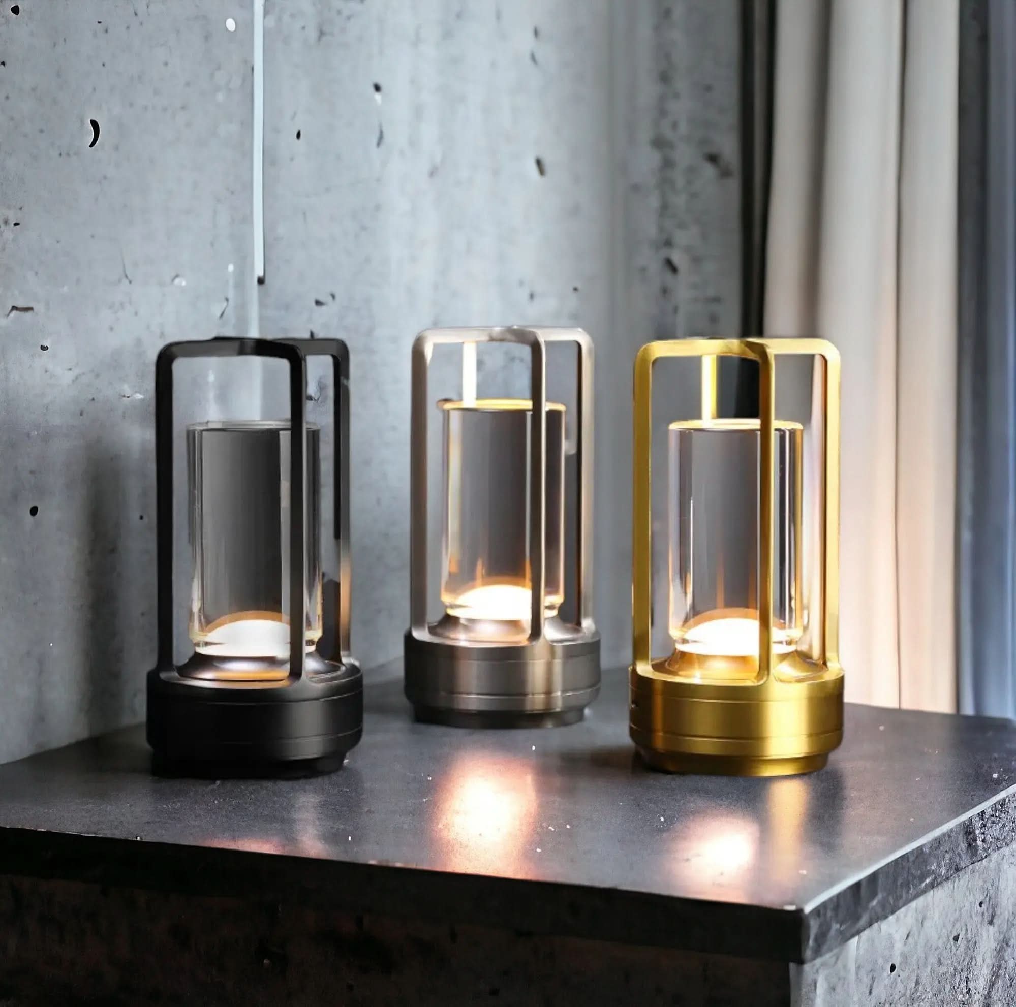 Lampe de table LED scandinave – éclairage élégant et portable